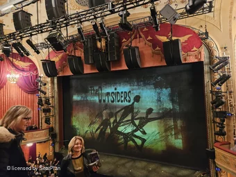 Bernard B. Jacobs Theatre Mezzanine D8 view from seat photo