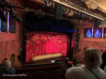 August Wilson Theatre Mezzanine D19 view from seat photo