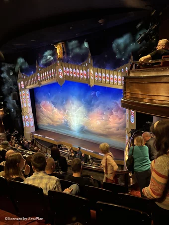 Prince of Wales Theatre Circle E3 view from seat photo