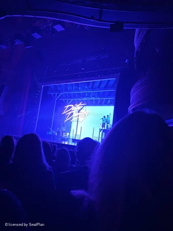 Dominion Theatre Stalls Q2 view from seat photo