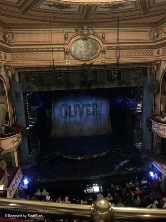 Gielgud Theatre Grand Circle A18 view from seat photo