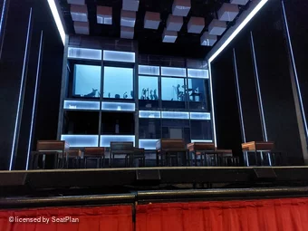 Peacock Theatre Stalls B15 view from seat photo