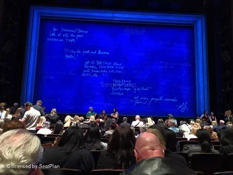 Prince Edward Theatre Stalls L20 view from seat photo