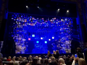 Cambridge Theatre Stalls H23 view from seat photo