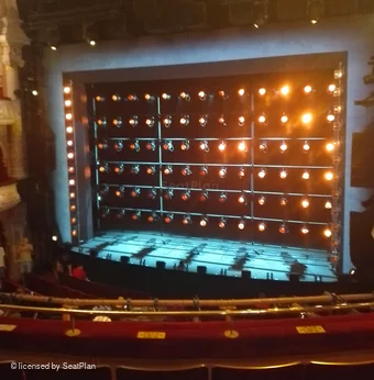 Shaftesbury Theatre Royal Circle D11 view from seat photo