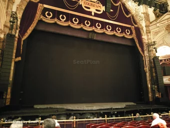 London Coliseum Stalls J29 view from seat photo