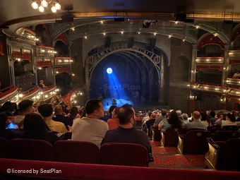 Lyric Theatre Dress Circle K3 view from seat photo