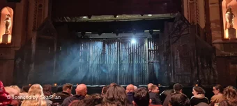 Alexandra Palace Theatre Stalls G12 view from seat photo