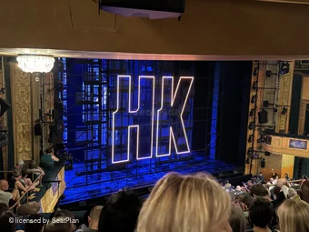 Shubert Theatre Mezzanine G21 view from seat photo