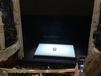 Harold Pinter Theatre Royal Circle B8 view from seat photo