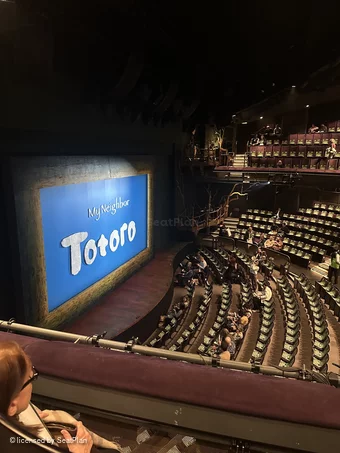 Gillian Lynne Theatre Circle B72 view from seat photo