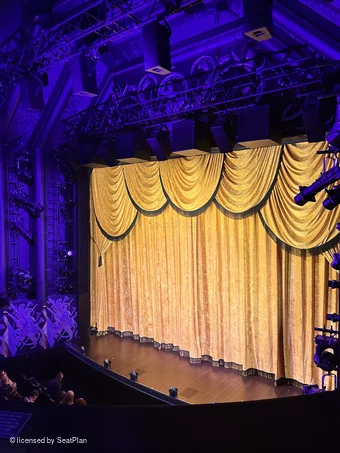 Trafalgar Theatre Dress Circle B2 view from seat photo