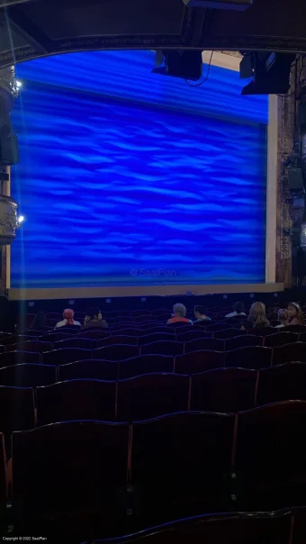 Novello Theatre Stalls P24 view from seat photo