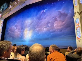 Prince of Wales Theatre Stalls E12 view from seat photo