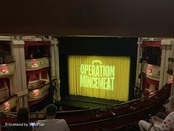 Theatre Royal Brighton Second Circle D22 view from seat photo