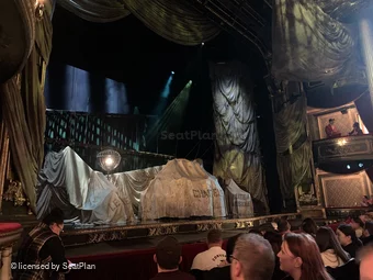 His Majesty's Theatre Stalls E34 view from seat photo