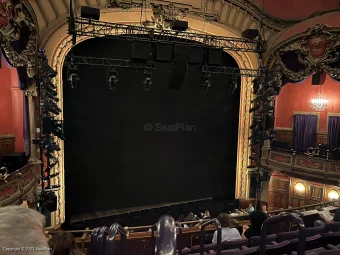 Lyceum Theatre Mezzanine F1 view from seat photo