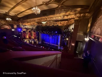 Lena Horne Theatre Rear Mezzanine H14 view from seat photo