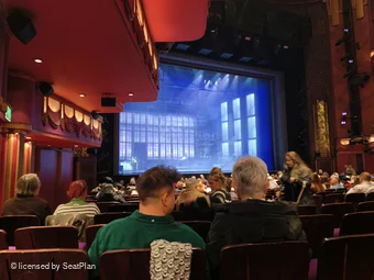 Prince Edward Theatre Stalls P34 view from seat photo