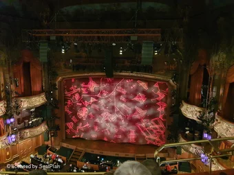 Lyceum Theatre Grand Circle C17 view from seat photo