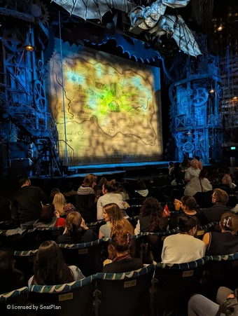 Apollo Victoria Theatre Stalls K39 view from seat photo