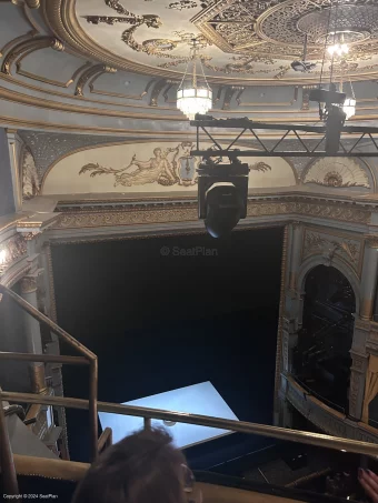 Harold Pinter Theatre Balcony B21 view from seat photo