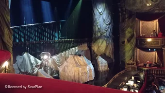 His Majesty's Theatre Royal Circle A36 view from seat photo