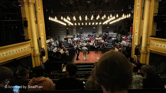 Hudson Theatre Dress Circle D109 view from seat photo