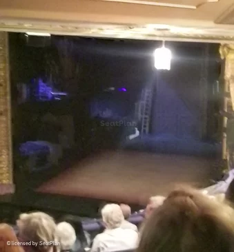 Theatre Royal Haymarket Royal Circle H1 view from seat photo