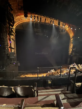 Studio 54 Theatre Front Mezzanine CC3 view from seat photo