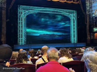 London Coliseum Stalls H29 view from seat photo