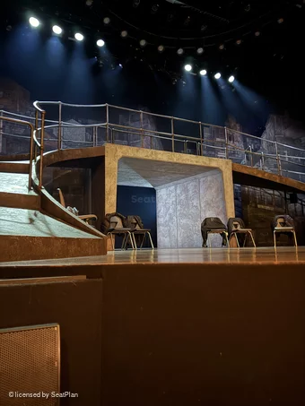 Samuel J. Friedman Theatre Orchestra BB111 view from seat photo