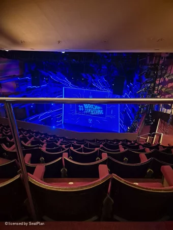Adelphi Theatre Upper Circle J6 view from seat photo