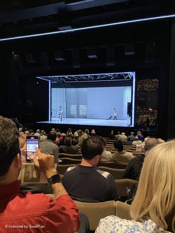 National Theatre - Lyttelton Stalls S7 view from seat photo