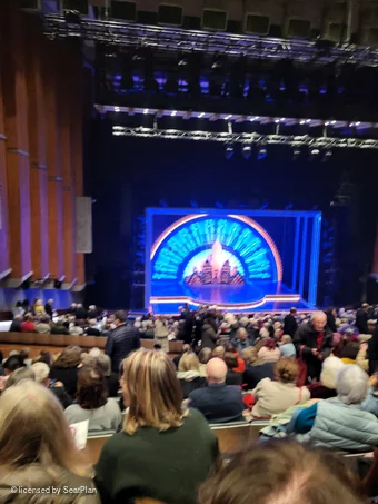 Queen Elizabeth Hall Rear Stalls NN31 view from seat photo