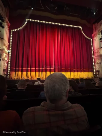 Garrick Theatre Stalls E16 view from seat photo