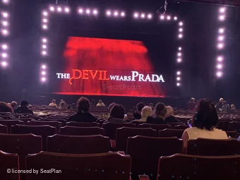 Dominion Theatre Stalls V30 view from seat photo
