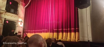 Garrick Theatre Stalls E1 view from seat photo