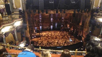 Victoria Palace Theatre Grand Circle C25 view from seat photo