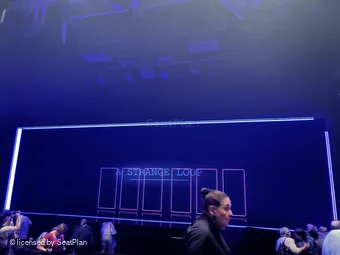 Barbican Theatre Stalls J12 view from seat photo