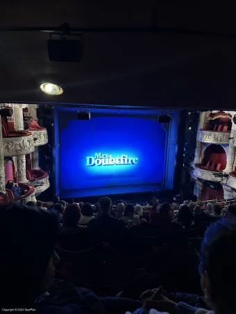 Shaftesbury Theatre Royal Circle L30 view from seat photo