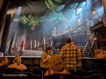 Ambassadors Theatre Stalls D5 view from seat photo