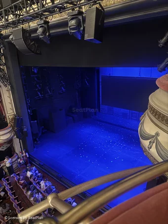 Noel Coward Theatre Grand Circle AA2 view from seat photo