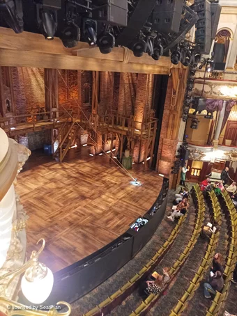 Victoria Palace Theatre Grand Circle Box C2 view from seat photo
