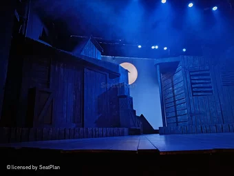 Charing Cross Theatre Stalls B10 view from seat photo