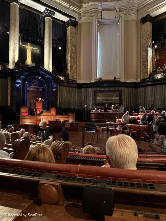 London County Hall Courtroom Stalls E125 view from seat photo