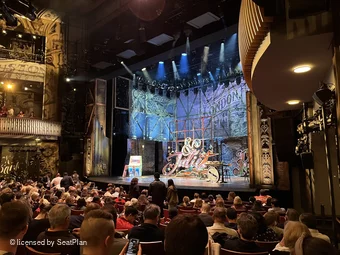 Stephen Sondheim Theatre Orchestra N22 view from seat photo