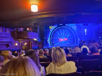 Dominion Theatre Stalls X46 view from seat photo