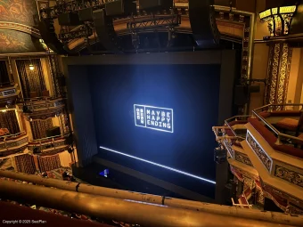 Belasco Theatre Balcony A14 view from seat photo