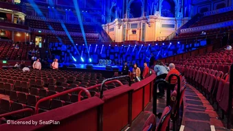 Royal Albert Hall Stalls M 289 view from seat photo